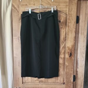 Worthington Black Pencil Skirt Knee-Length Work